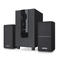 Microlab M-106BT 2.1 Bluetooth Speaker System ? Wireless Stereo with Subwoofer