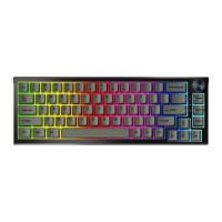 Fantech MAXFIT67 MK858 RGB Pre-Lubed Gateron Milky Yellow Switch Mechanical Hotswap Keyboard