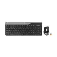 A4 TECH FB2535C FSTYLER SMOKY GREY CHOCOLATE KEYCAPS MULTIMODE WIRELESS KEYBOARD & MOUSE COMBO