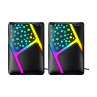 Havit HV-SK763 RGB USB Black 2.0 Stereo Speaker ? Vibrant LED Sound