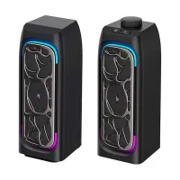 Havit SK215 RGB Wireless 2.0 Bluetooth Speaker with LED Lighting ? Black