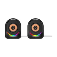 Havit SK709 USB 2.0 Black Stereo Speaker ? Clear & Compact Sound