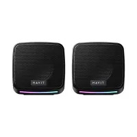 Havit SK764 Stereo Speaker (Wired, Black) ? Crisp & Clear Sound