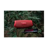 JBL Charge 5 Red Portable Bluetooth Speaker with Built-in Powerbank ? Powerful On-the-Go Audio (#JBLCHARGE5REDAM)