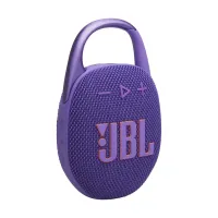 JBL Clip 5 Ultra-Portable Bluetooth Speaker ? Purple | Compact Wireless Audio with 6-Month Warranty