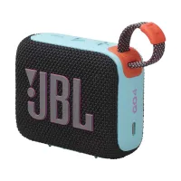 JBL GO 4 Black/Orange Portable Bluetooth Speaker ? Powerful Sound in a Small Package