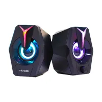 Microlab B26 Wired LED Gaming Speaker ? 2.0 Stereo, Black