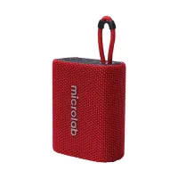 Microlab BP21 Mini Bluetooth Speaker ? Portable Emerald Red, High-Quality Sound
