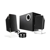 Microlab M-200BT Platinum 2.1 Bluetooth Multimedia Speaker, Sleek Black
