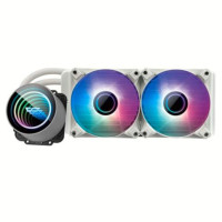 darkFlash Twister DXV2 240 Liquid CPU Cooler White Version 2