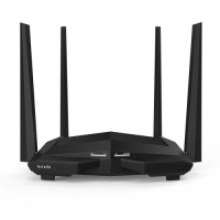 Tenda AC10 AC1200 1200Mbps Dual Band 4 Anteena Gigabit WiFi Router Black