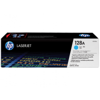 HP 128A Cyan Original LaserJet Toner Cartridge